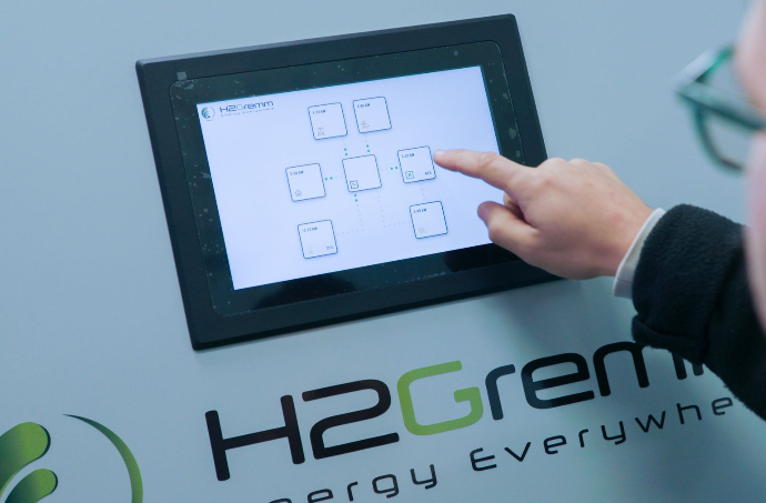 H2Gremm smart energy management control screen
